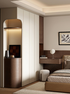 <span class=keywords><strong>Armoire</strong></span> sur mesure haut de gamme moderne et urbaine, placard personnalisé de marque indépendante avec porte invisible - Product Image 4