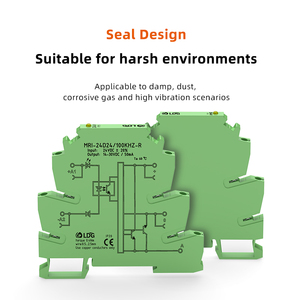 Módulo de interfaz de relé de alta frecuencia, entrada de 8mA/24VDC, 50mA/14-30VDC, señal de luz de Salida, relé de estado sólido, CC, KHZ-R/100KHZ-R - Product Image 3