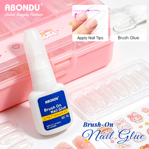 Colle à <span class=keywords><strong>ongles</strong></span> liquide GED Beauty Glue 10ml avec pinceau, séchage rapide, flacon plastique pour <span class=keywords><strong>faux</strong></span> <span class=keywords><strong>ongles</strong></span> - Product Image 1
