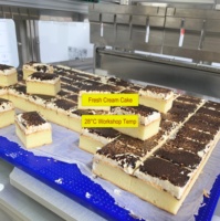 Machine automatique de découpe de gâteaux à ultrasons pour la production d'aliments surgelés, trancheuse de fonds de gâteaux, prix de la machine de découpe