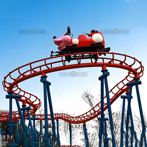 Nhà Máy Bán Giá Rẻ Giá Vui Chơi Giải Trí Rides Lễ Hội Trò Chơi Điên Chuột Roller Coaster Funfair Rides Cho Bán - Product Image 6