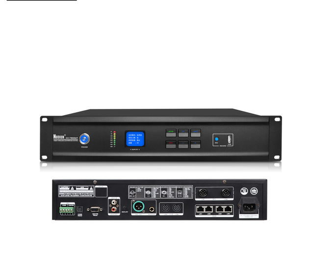 Professional Meeting Room Discussion Video Tracking Audio Video Wired Digital Conference System