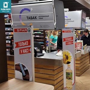 Satom nhà máy tùy chỉnh có thể khóa ABS trên không thuốc lá hiển thị đứng - Product Image 2