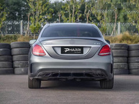Piezas de Modificación de Automóviles para Mercedes-Benz Clase C W205 2015-2021, Actualización a C43 con Alerón Delantero y Trasero