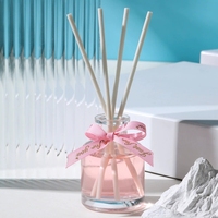 Offre Spéciale – Ensemble diffuseur à bâtonnets sans flamme 50 ml, huile parfumée naturelle importée, aromathérapie d'intérieur, désodorisant pour hôtel et salle de bain, OEM