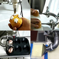 Machine à garnir automatique de gâteaux et de pains en acier inoxydable, certifiée CE, 110V/220V, contrôle numérique multifonctionnel pour boulangerie