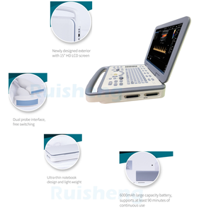 Ecografo Doppler a Colori Portatile LCD da 15 Pollici per Esami Ginecologici e Ostetrici Umani e Veterinari - Product Image 3