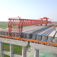 Lanzador de Vigas de Alta Resistencia con Certificación CE, de 100-200 Toneladas, para Construcción de Puentes y Montaje de Vigas Prefabricadas