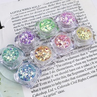 Bubuk Glitter Chunky Ramah Lingkungan Pastel Radiant Tahan Pelarut Tidak Beracun 1KG Kantong Poliester Kerajinan Tumbler Natal Riasan