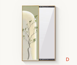 Fashion Design Japanese Decorative Painting <b>Mirror</b> <b>Wall</b>-Mounted Full-Body <b>Mirror</b> for Living Room - Product Image 4
