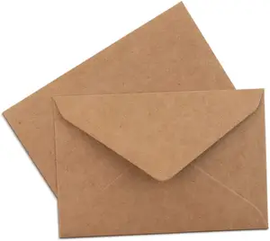 Brown Kraft Invitation Envelopes Used for Cards Used for Weddings Invitations Baby shower Office