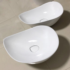 <span class=keywords><strong>Lavabo</strong></span> <span class=keywords><strong>de</strong></span> cerámica único, estilo moderno, <span class=keywords><strong>de</strong></span> bajo perfil, portátil, mueble <span class=keywords><strong>de</strong></span> <span class=keywords><strong>baño</strong></span>, consola - Product Image 3