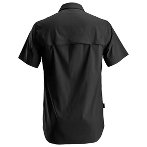 เสื้อทำงานทนทานลดราคาพิเศษ ได้มาตรฐาน NFPA2112 แขนสั้น ระบายอากาศได้ดี เหมาะสำหรับคนงานโรงงาน เหมือง ก่อสร้าง และงานเชื่อม - Product Image 4
