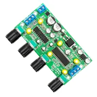 BBE2150 UPC1892T Amplifier Audio Preamplifier Tone Board Balance Treble Bass Preamp dengan Kontrol Volume EQ Pre-amplifier Pre Amp