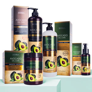 Produit de soin des cheveux, huile d'avocat hydratante pour cheveux secs et abîmés, ensemble shampoing et après-shampoing - Product Image 1