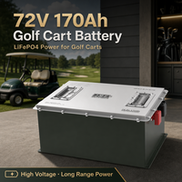 Batterie de remplacement pour voiturette de golf MINI LiFePO4 (36V/48V/72V 60AH 105AH 200AH 300AH) avec plus de 6000 cycles de charge, chargeur rapide et application intelligente