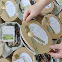 Vente en gros Boîte cadeau en papier kraft ovale haut de gamme pour biscuits, pâtisseries, souvenirs Coffrets cadeaux Boîte d'emballage pour produits de soin de la peau