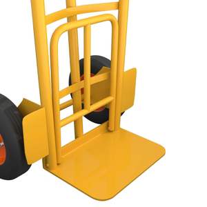 भारी शुल्क धातु डोली हैंड ट्रक कार्ट ट्रॉली स्टील रबर सामग्री हैंडलिंग उपकरण - Product Image 3