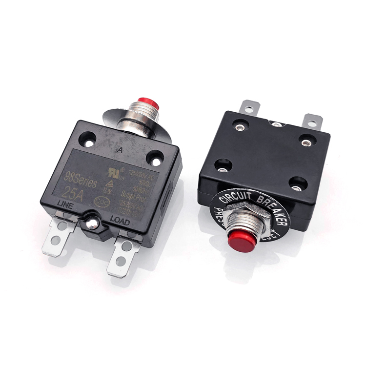 98 сброс термозащиты от перегрузки переключатель мини автоматический выключатель с водонепроницаемой крышкой