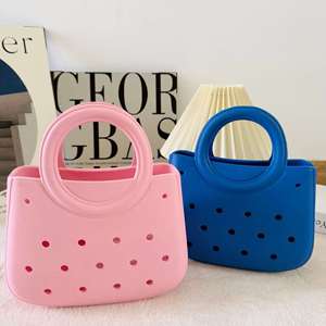 Summer EVA Holes <b>Bags</b> Series Multi Functional Handbags Waterproof <b>Beach</b> <b>Bags</b> for Girls - Product Image 4