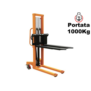 รถยก PA10บาร์เบโรแบบแมนนวลปรับความกว้างของส้อมได้และความจุ1000กก. - Product Image 1