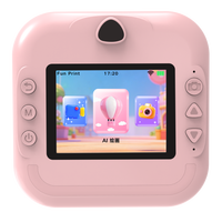Imprimante photo thermique instantanée Bluetooth avec IA, appareil photo pour enfants, commande vocale, génération de photos IA, enregistrement vidéo