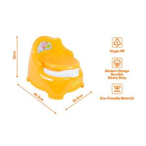 Silla de Inodoro Portátil para Niños, Asiento de Entrenamiento para Ir al Baño, Fácil de Limpiar, Ligero, Ecológico, Diseño Sólido, para Bebés, Hogar y Viajes - Product Image 1