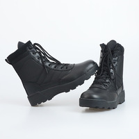 WANZHUO Hiver Chaud Polaire Désert Randonnée Sports Hauts Imperméable Coupe-Vent Caoutchouc Escalade Bottes Tactiques