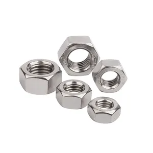 304 18-8 Edelstahl DIN934 Linker Faden Hex-Kernstück Hex-Sechseck-Kernmetrische Kernen M5 M6 M8 M10 M12 M16 M18 M20 Linker Faden