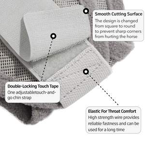 <span class=keywords><strong>Masque</strong></span> <span class=keywords><strong>anti</strong></span>-mouches pour <span class=keywords><strong>cheval</strong></span>, <span class=keywords><strong>anti</strong></span>-<span class=keywords><strong>UV</strong></span>, <span class=keywords><strong>anti</strong></span>-moustiques, protection des oreilles, demi-visage, maille en polyester, taille et couleur personnalisables - Product Image 3