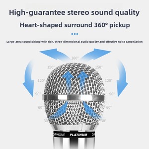 Microphone dynamique cardioïde filaire professionnel OEM pour la scène et le karaoké - Product Image 3
