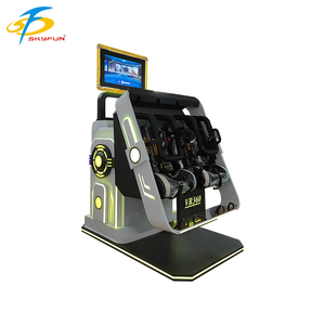 VR Montaña Rusa simulador 9D realidad Virtual 360 VR silla máquina para diversión - Product Image 6