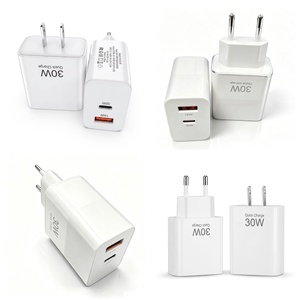 <span class=keywords><strong>ราคา</strong></span>โรงงานขายส่ง ที่ชาร์จเร็ว 30W USB C แบบสองพอร์ต หัวปลั๊ก EU US สำหรับ <span class=keywords><strong>iPhone</strong></span> 15 16 17 <span class=keywords><strong>Pro</strong></span> <span class=keywords><strong>Max</strong></span> Samsung Xiaomi - Product Image 1