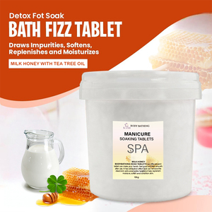 Comprimés effervescents à dissolution rapide aux herbes pour bain de pieds, soin spa manucure pédicure, soin des ongles rafraîchissant pour salon et usage domestique - Product Image 3