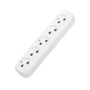 Type Extension Socket Power Strip for Russia, Kazakhstan, Ukraine Market 4 Ways European Hot Sale 230V~250V CE 230V AC ABS Case