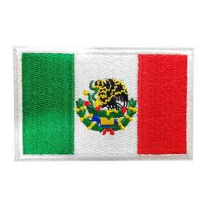 कस्टम 3 डी बुनी कढ़ाई देश ध्वज पैच के लिए दुनिया के झंडे हुक और लूप सामरिक बैज - Product Image 3