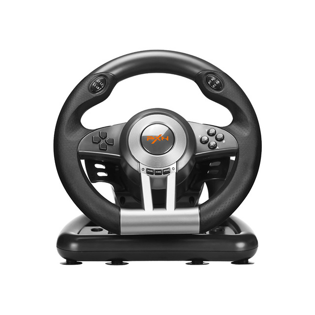 Popular Multi Platform Programmable Pc Video Game Car Racing Gaming Steering Wheel for Kids Adult