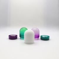 Frasco de Vidrio Transparente de 100 ml con Tapa a Prueba de Niños, Cúpula Redonda, Logotipo Personalizado, Envase de Crema Cosmética al por Mayor, Envase de Vidrio OEM