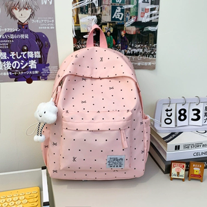 Tas Ransel Siswa Motif Pita, Tas Sekolah Sederhana untuk Mahasiswa, Tas Travel Anak, Tas Ransel Harian Anak - Product Image 4