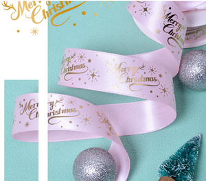 Ruban de décoration pour emballage cadeau de Noël, boîte cadeau nouée avec du ruban tissé rouge et rose <span class=keywords><strong>Yao</strong></span> <span class=keywords><strong>Ming</strong></span> pour Noël - Product Image 6