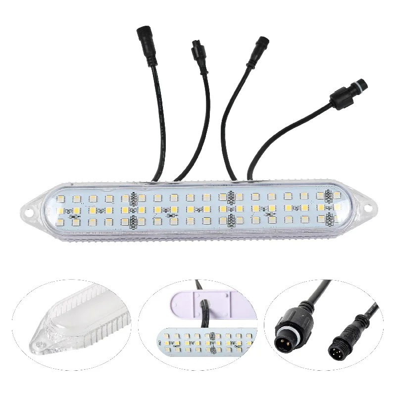 Programável DMX512 RGBW pixel luz LED DC24V cor branca ou cor mágica variedade de efeitos dinâmicos