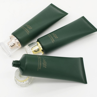 Tube cosmétique en aluminium-plastique tuyau PE 19 diamètre 120g nettoyant conditionneur tube de crème pour les mains couvercle de galvanoplastie