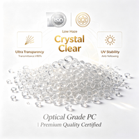 Granulés de PC transparents de qualité optique, pastilles de polycarbonate pour lentilles LED et applications optiques