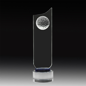 En gros pas cher grande taille de golf en cristal trophée - Product Image 2