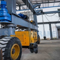 Grue mobile à portique hydraulique 30t à faible entretien pour entrepôt de stockage de charbon