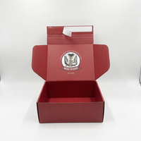 Boîtes d'emballage en carton ondulé personnalisées pour le commerce électronique, avec bande d'ouverture facile et fermeture à glissière pour l'expédition