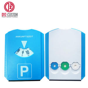 Disques <span class=keywords><strong>de</strong></span> <span class=keywords><strong>stationnement</strong></span> en plastique avec 3 jetons <span class=keywords><strong>de</strong></span> chariot, grattoir à glace pour pièces <span class=keywords><strong>de</strong></span> monnaie, pouces - Product Image 4