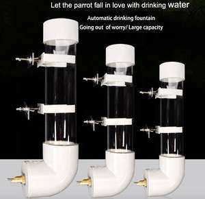 Подвесная бутылочка для кормления птиц, автоматический дозатор воды для попугаев, ара, какаду - Product Image 3