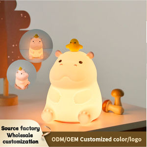 <strong>Daidai</strong> Modern Warm White Puppy LED Table Lamp Unlimited Dimming USB Rechargeable Silicone for Babies Kids Bedside - Product Image 1