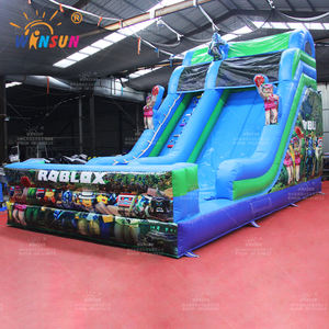 WINSUN Aire de jeux Fun Party Toboggan gonflable sur le thème Roblox Toboggan gonflable commercial Toboggan gonflable à vendre - Product Image 6